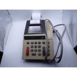 Vintage Sharp‎ Elsi Mate EL 1057 Electronic Printing Calculator Vintage Beige